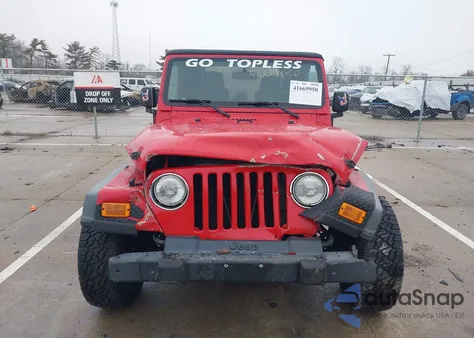 2006 Jeep Wrangler Se из США, поврежденный, VIN 1J4FA29156P762295